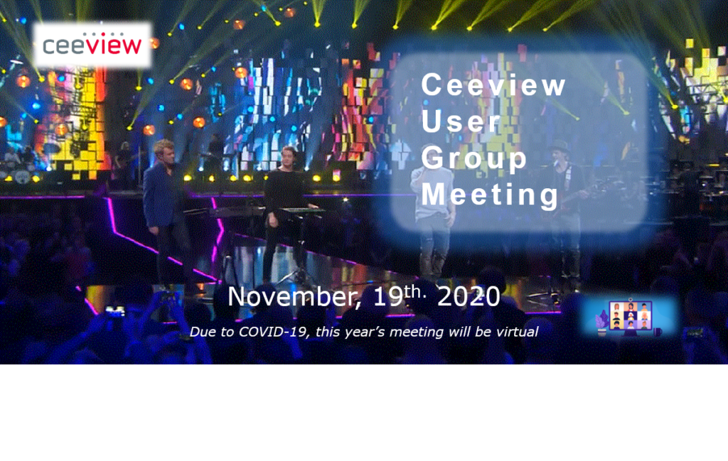 Ceeview User Group Meeting, November 19th. 2020